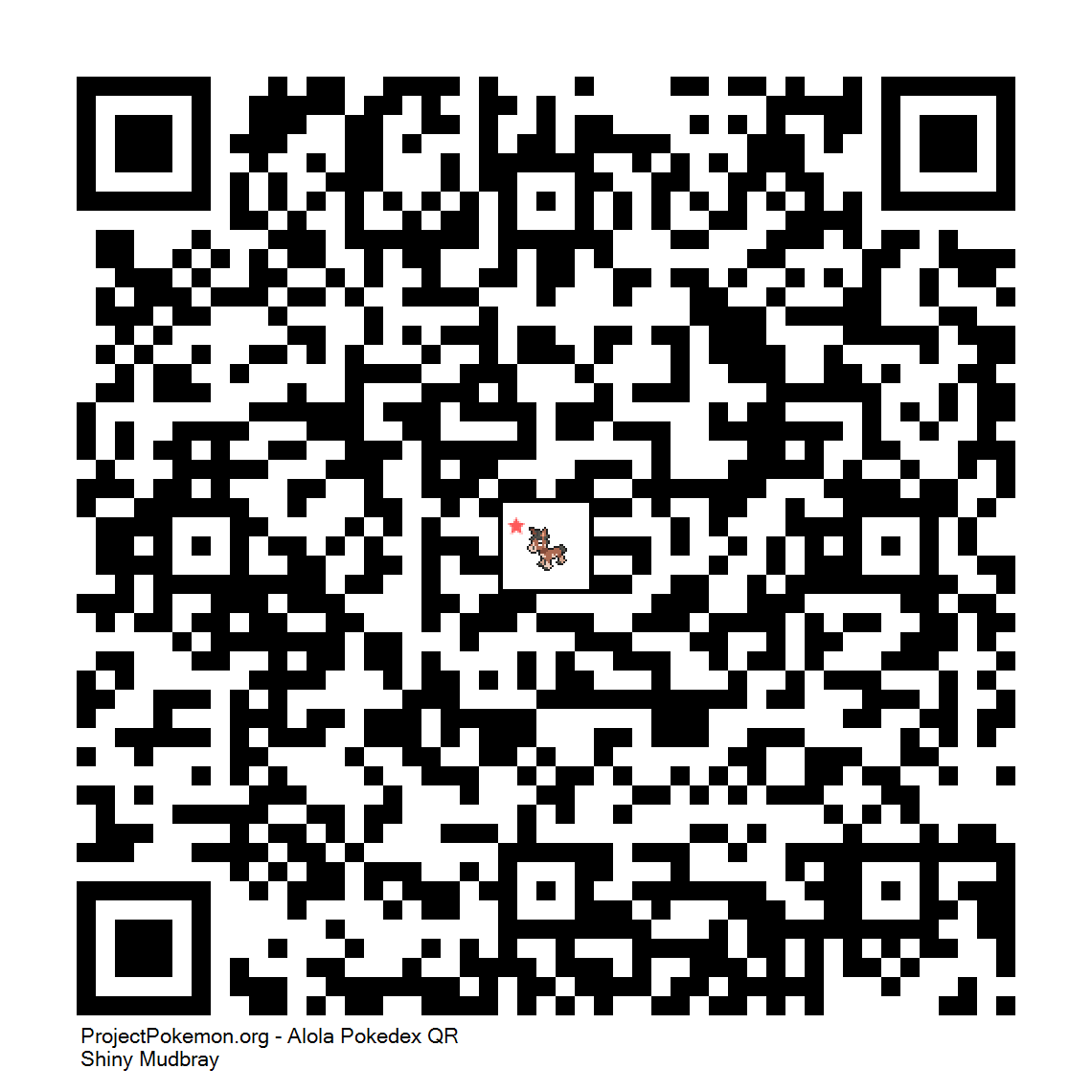 Cdigo QR de Mudbray variocolor